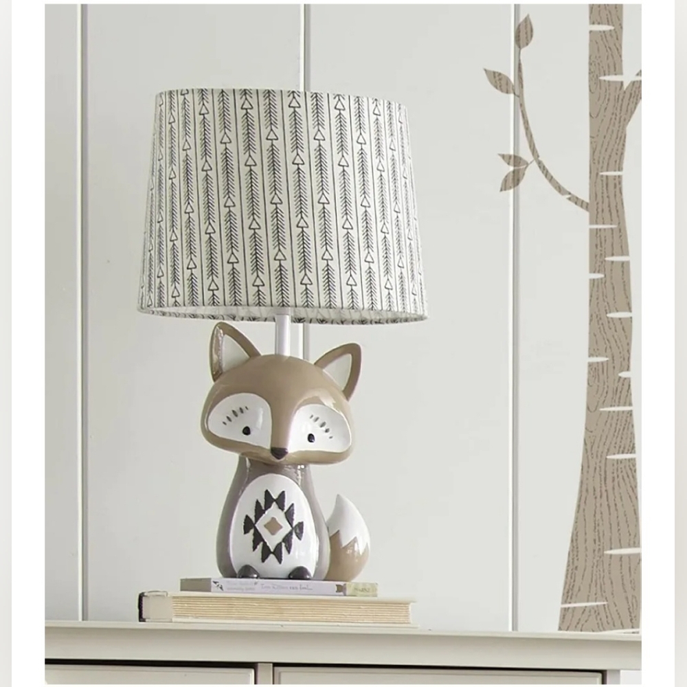 Bailey Table Lamp and Shade - Fox Lamp